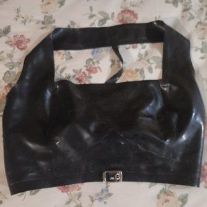 Latex Square Crop Top